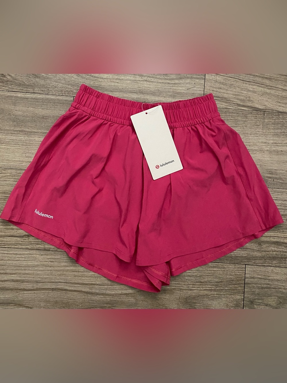 lululemon athletica Pace Crush High Rise Short 2.5” Bright Pink